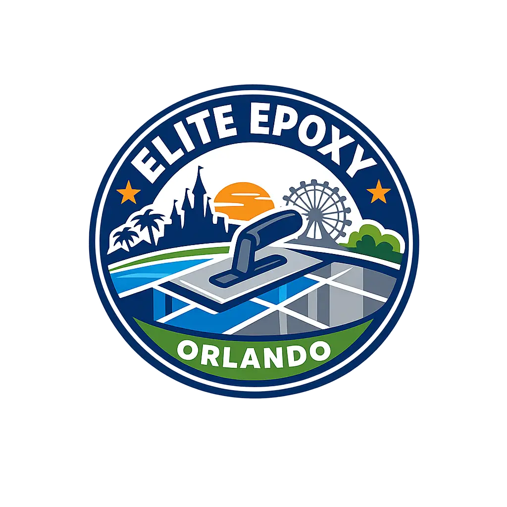 Elite Epoxy Orlando logo representing epoxy flooring services in Orlando, FL